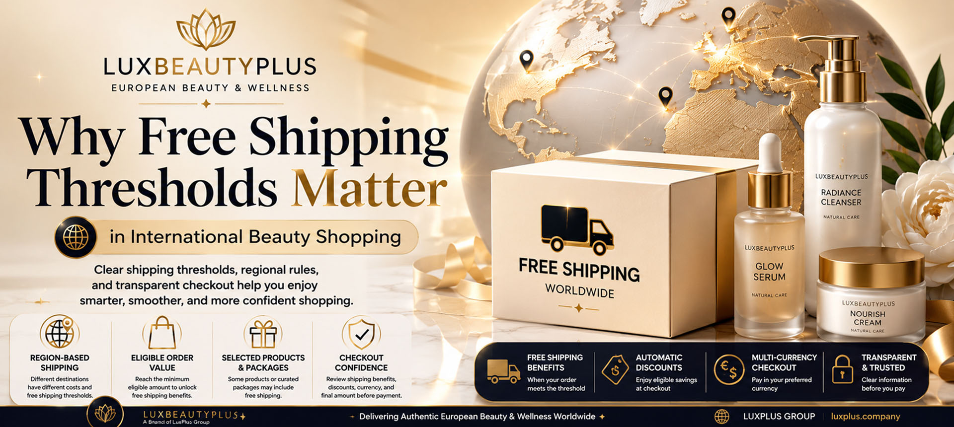 Why Free Shipping Thresholds Matter in International Beauty Shopping