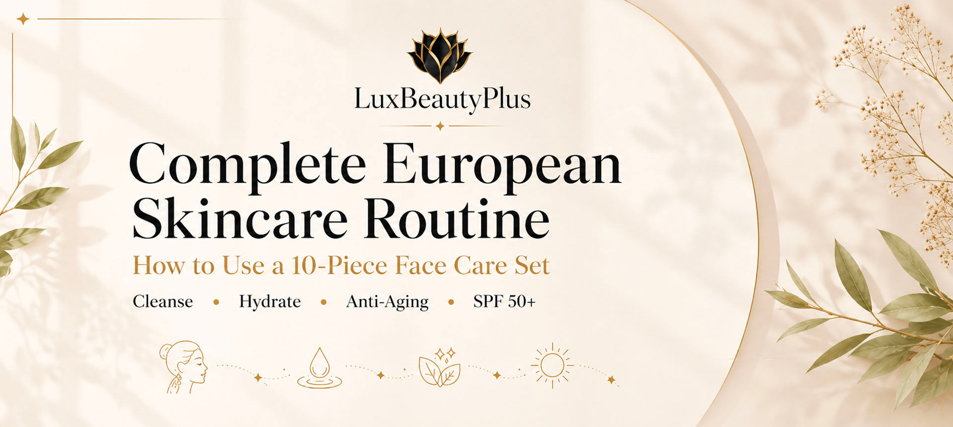 Complete European Skincare Routine: How to Use a 10-Piece Face Care Set