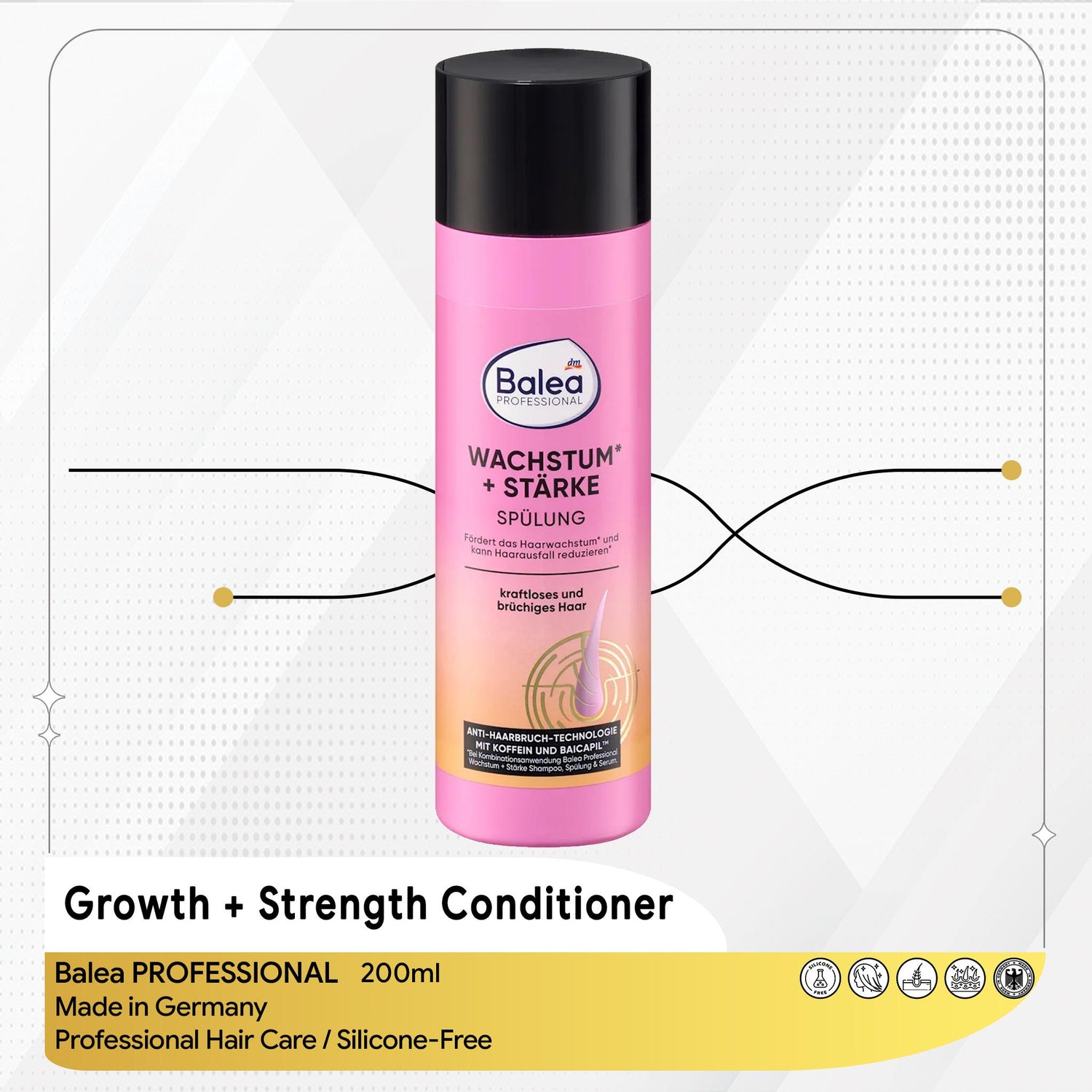 Growth + Strength Conditioner – Balea PROFESSIONAL, 200 ml