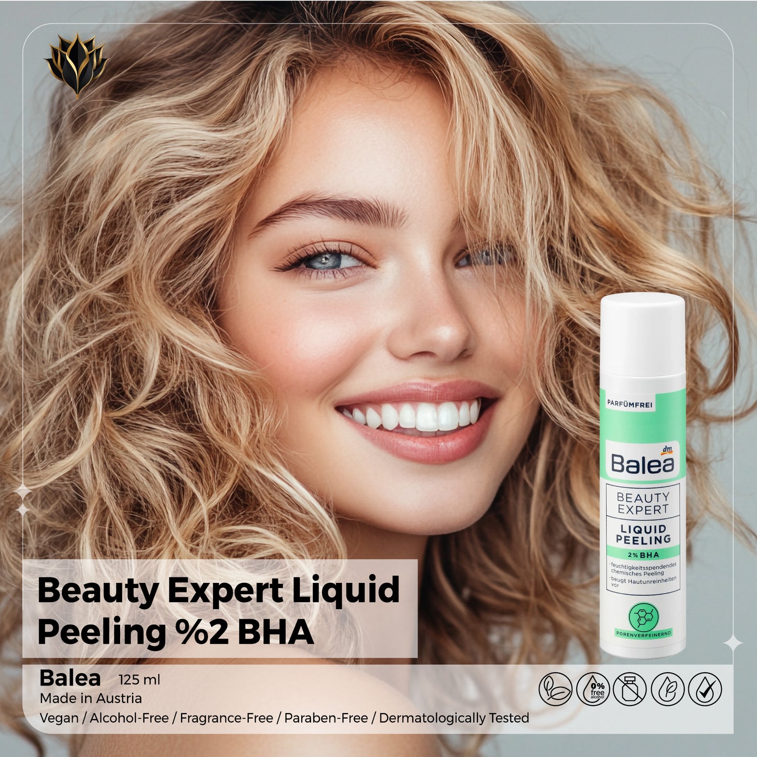 Beauty Expert Liquid Peeling 2% BHA – Balea, 125 ml