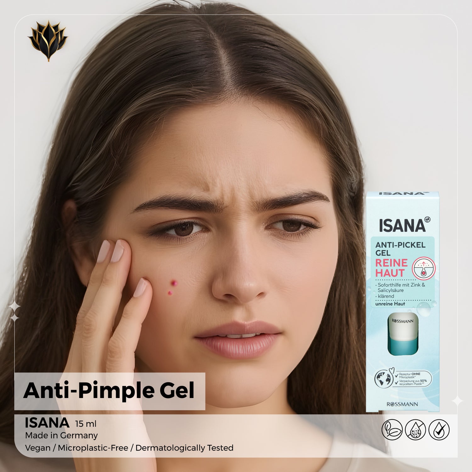 Anti-Pimple Gel – ISANA, 15 ml