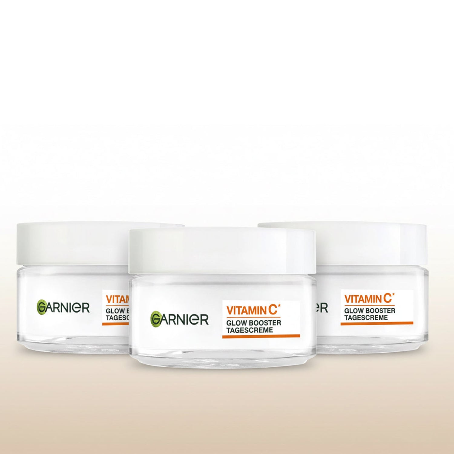 GARNIER BIO Vitamin C Glow Face Cream – Natural Brightening & Hydration – 50 ml (Pack of 3)
