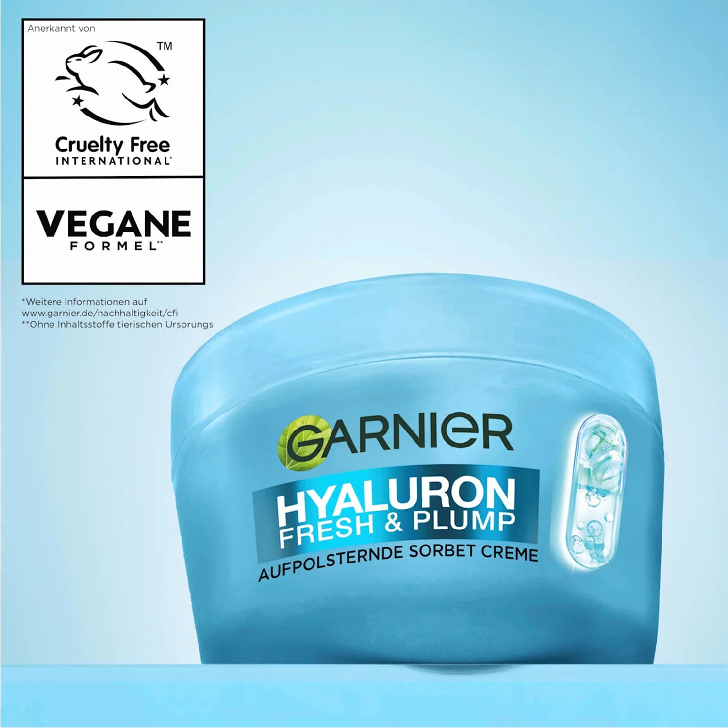 Garnier Hyaluronic Sorbet Cream – Hydration & Plumping – 85 ml