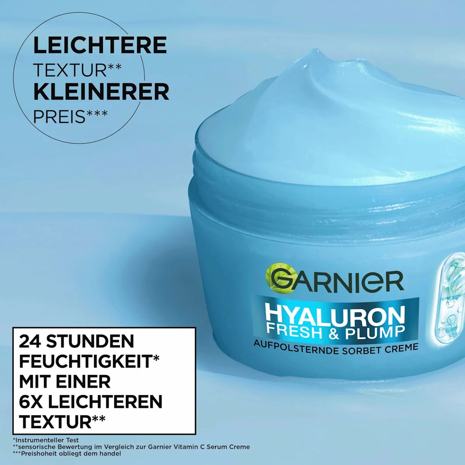 Garnier Hyaluronic Sorbet Cream – Hydration & Plumping – 85 ml (Pack of 3)