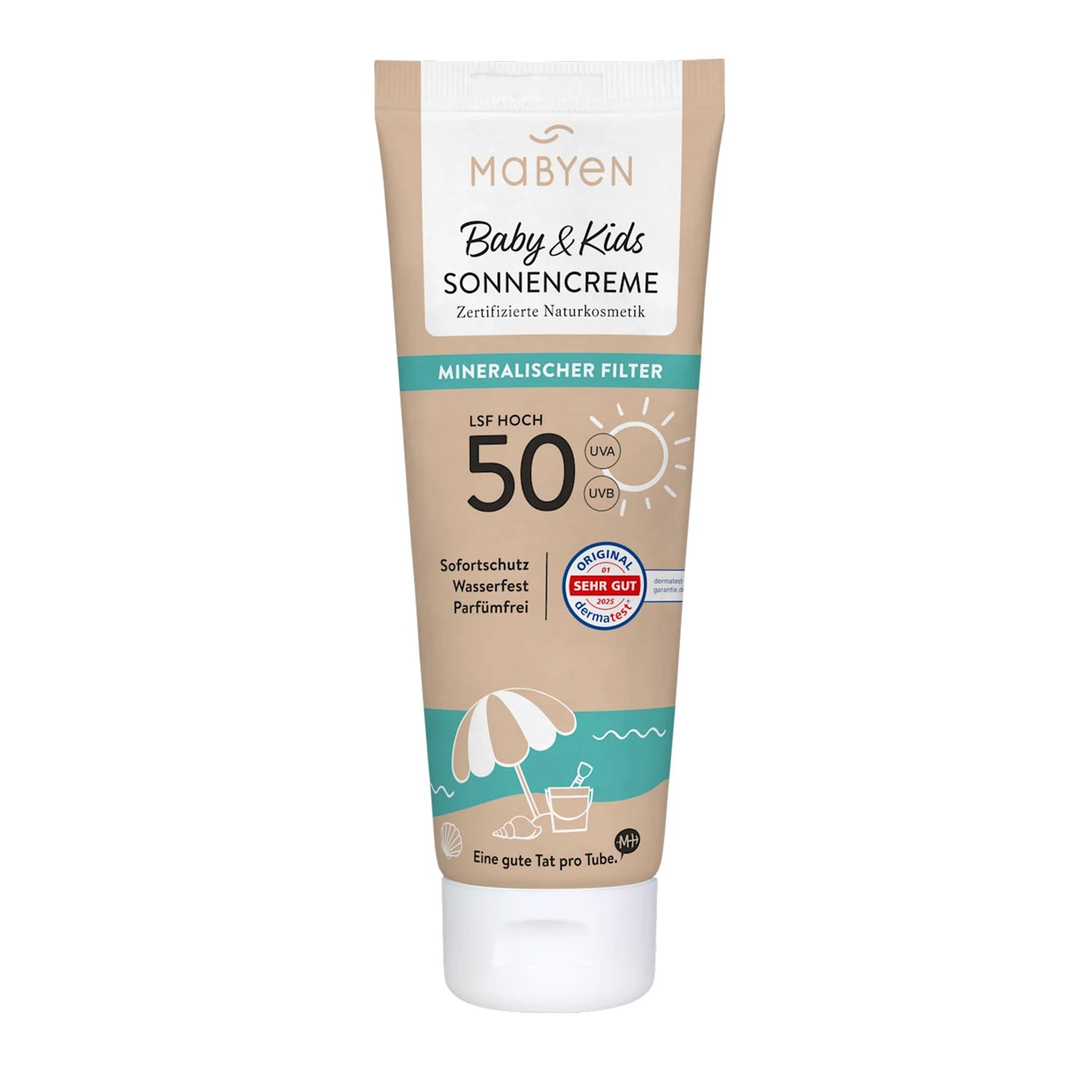 Mabyen Baby & Kids Mineral Sunscreen SPF 50 – Sensitive Skin Protection – 100 ml