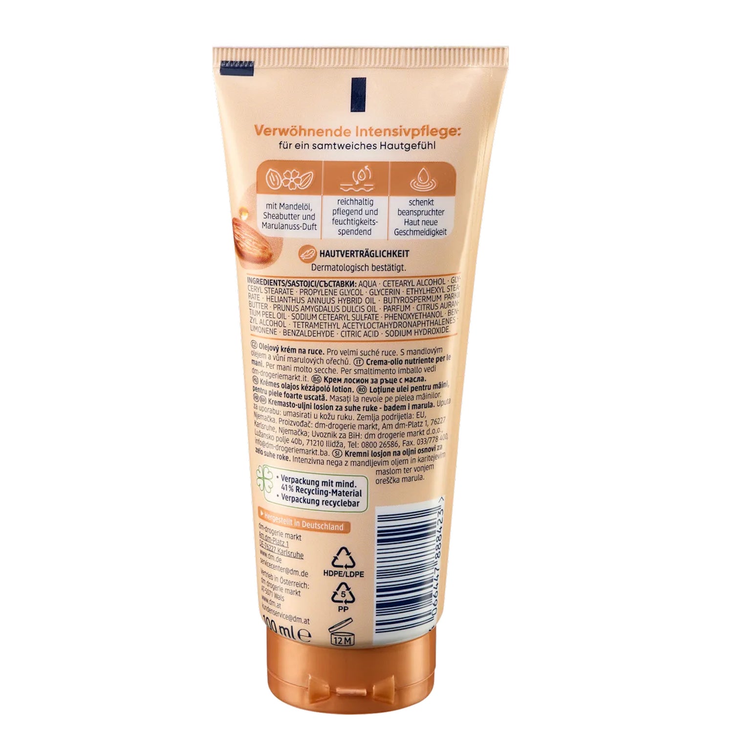 Balea Cream-Oil Hand Lotion – Intensive Moisture Care – 100 ml