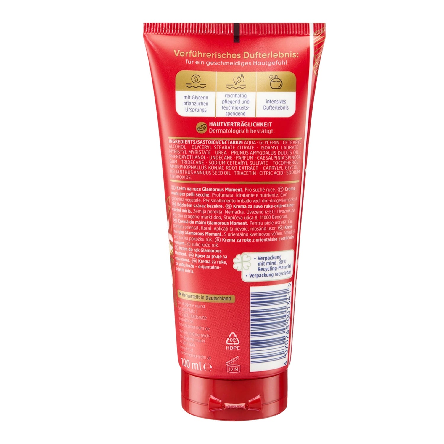 Balea Glamorous Moment Hand Cream – Moisturising Hand Care – 100 ml