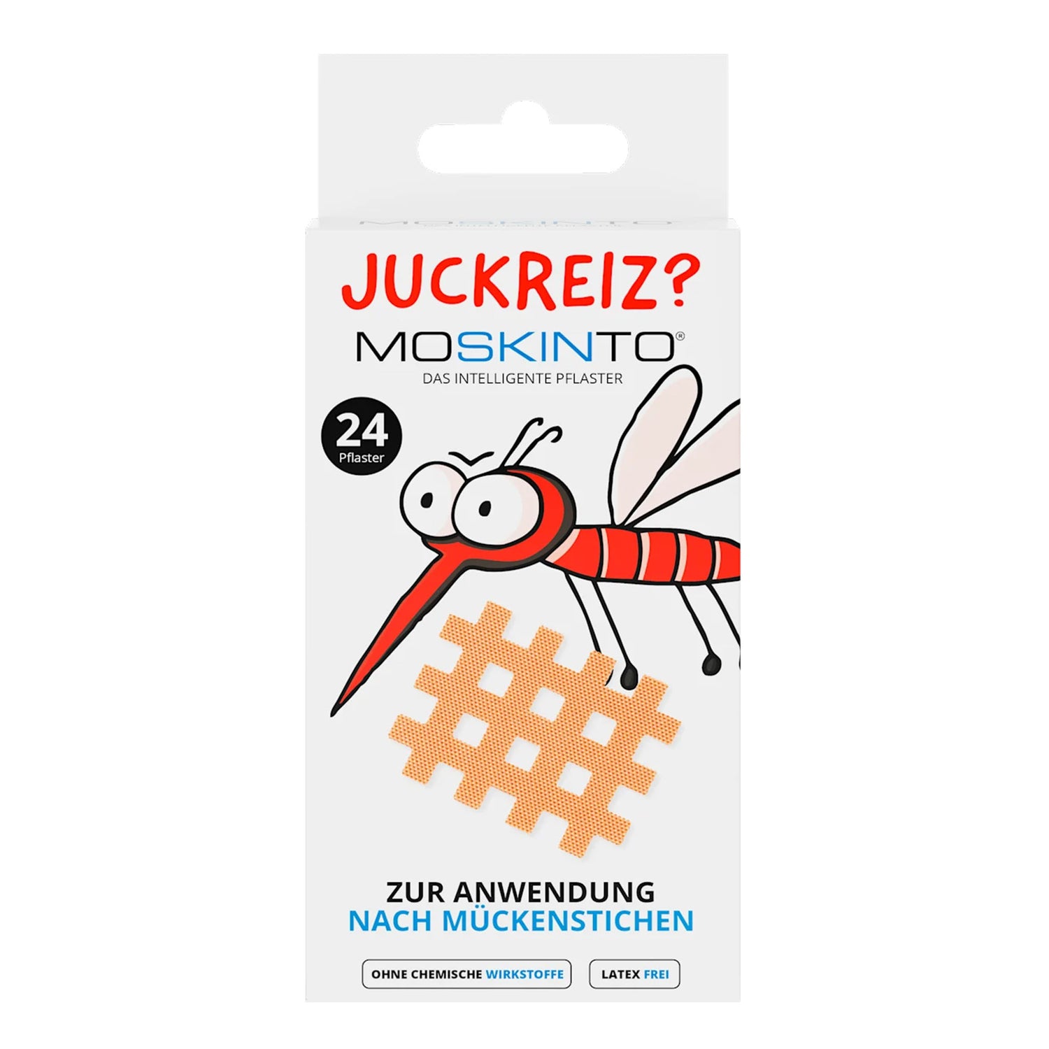 Moskinto Insect Bite Relief Patches – Drug-Free Itch Care – 24 Patches