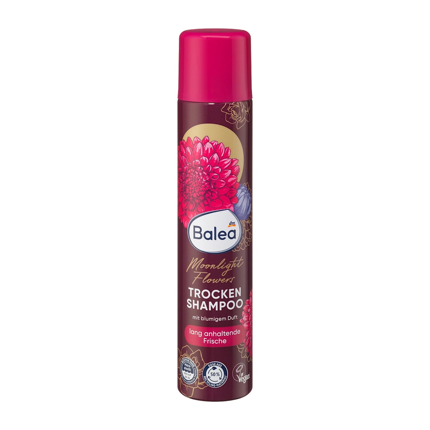 Balea Moonlight Flowers Dry Shampoo – Fresh Hair Between Washes – 200 ml