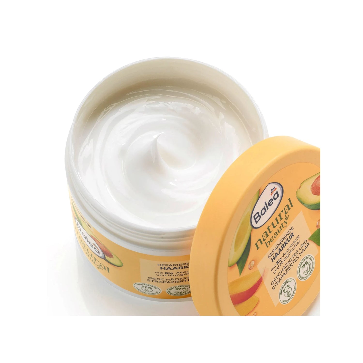 Balea Natural Beauty Repair Hair Mask – Avocado & Mango Care – 300 ml