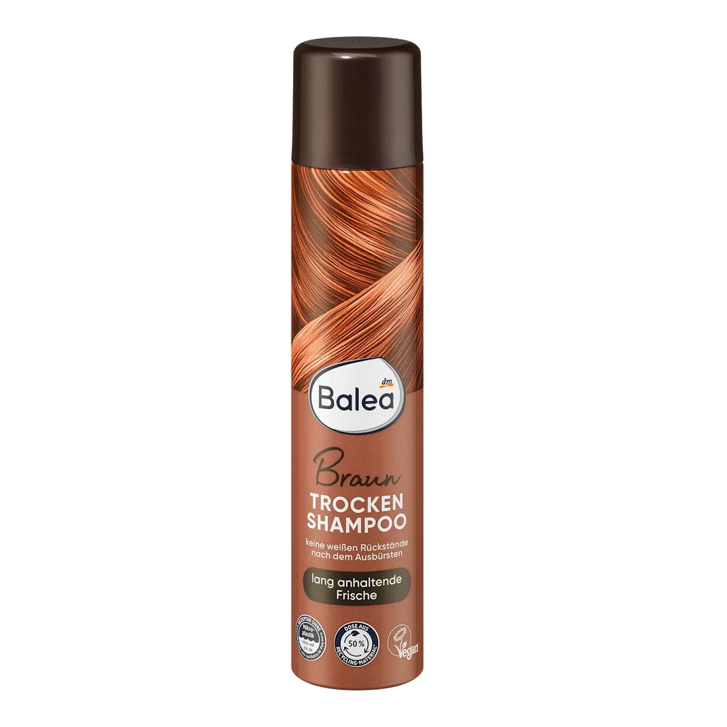 Balea Dry Shampoo for Brown Hair – Instant Freshness & Volume – 200 ml