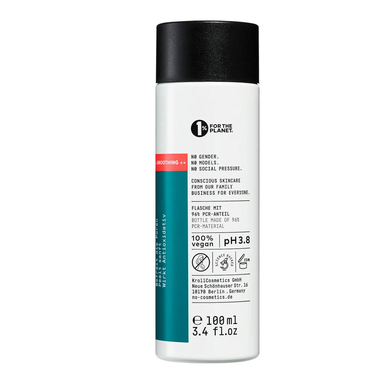 NØ Cosmetics Easy Today Liquid Refiner Peeling Toner – BHA & Resveratrol Care – 100 ml