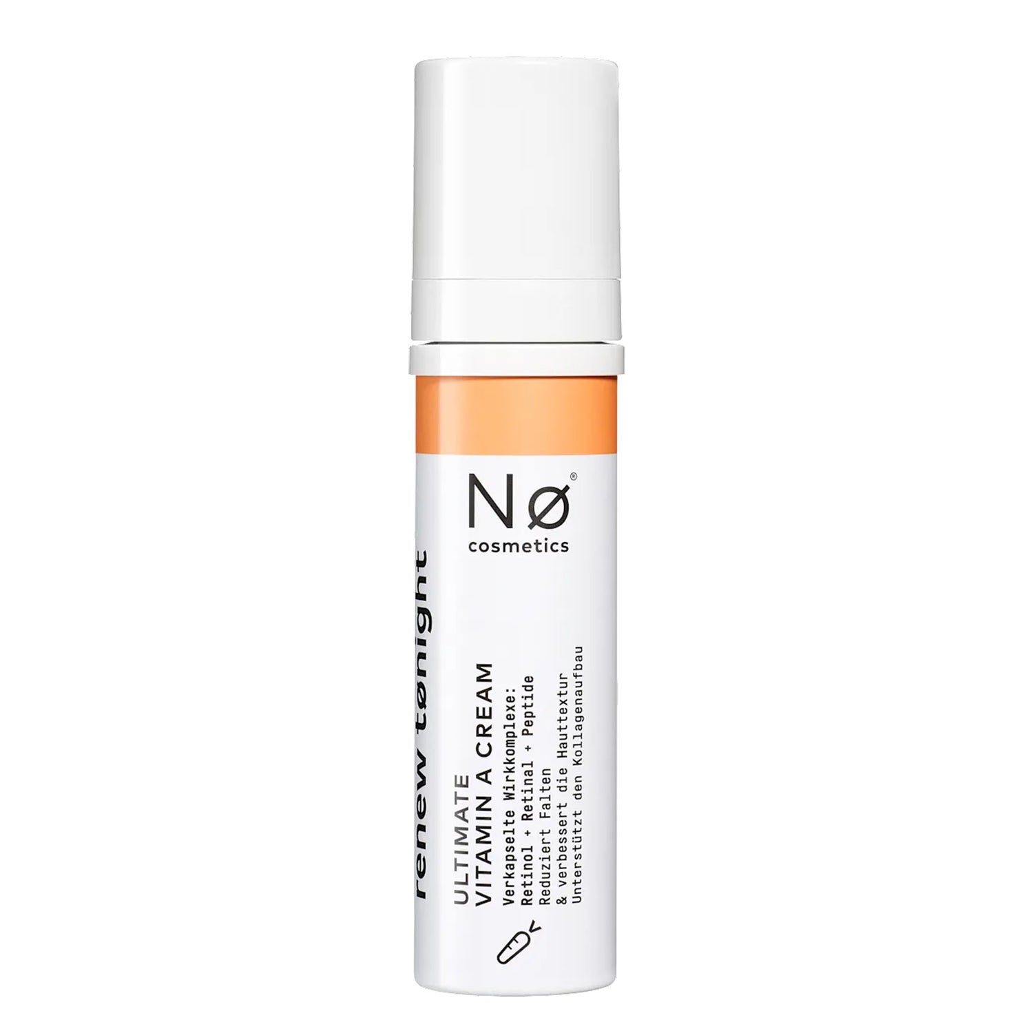 NØ Cosmetics Renew Tonight Vitamin A Night Cream – Retinol & Retinal Care – 50 ml