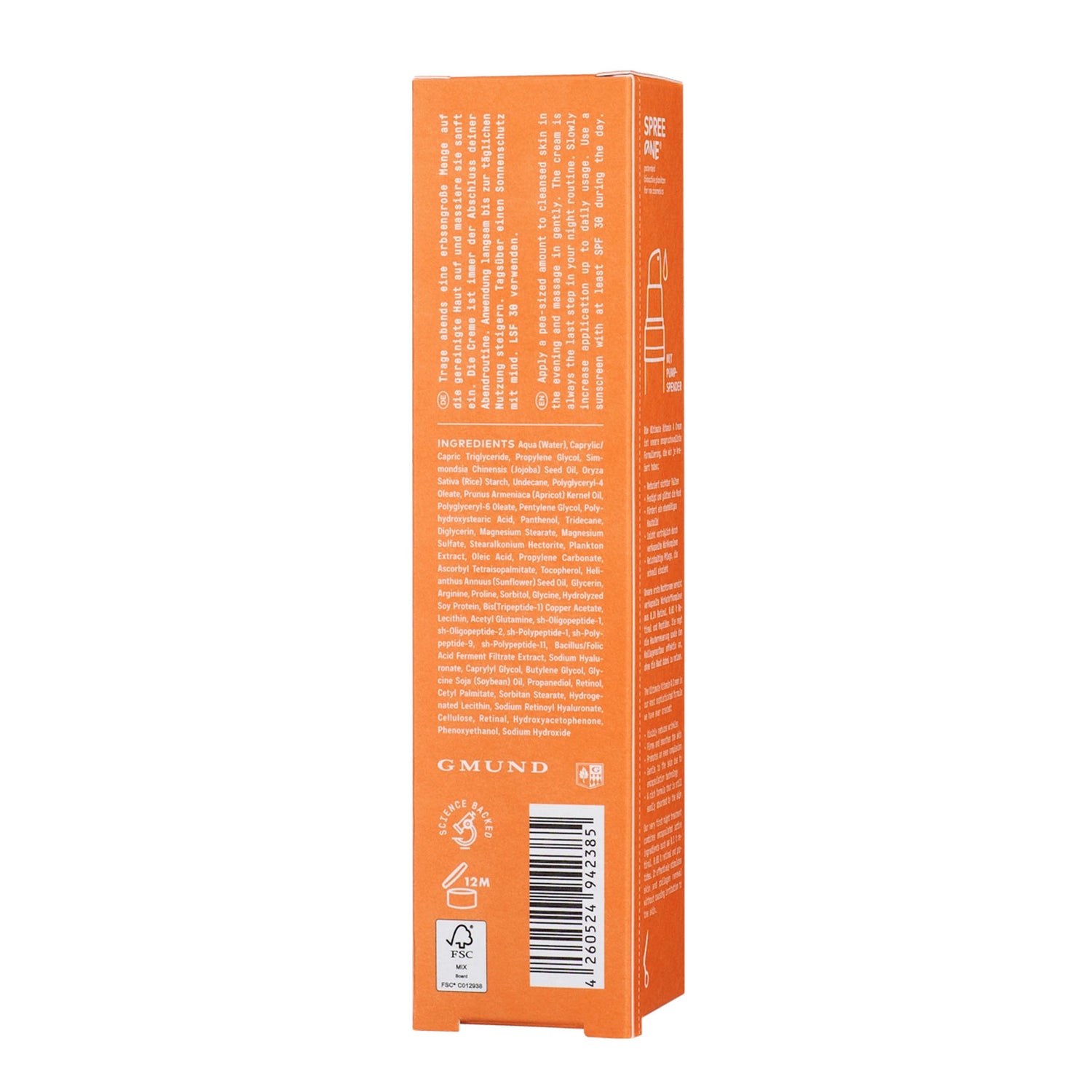 NØ Cosmetics Renew Tonight Vitamin A Night Cream – Retinol & Retinal Care – 50 ml