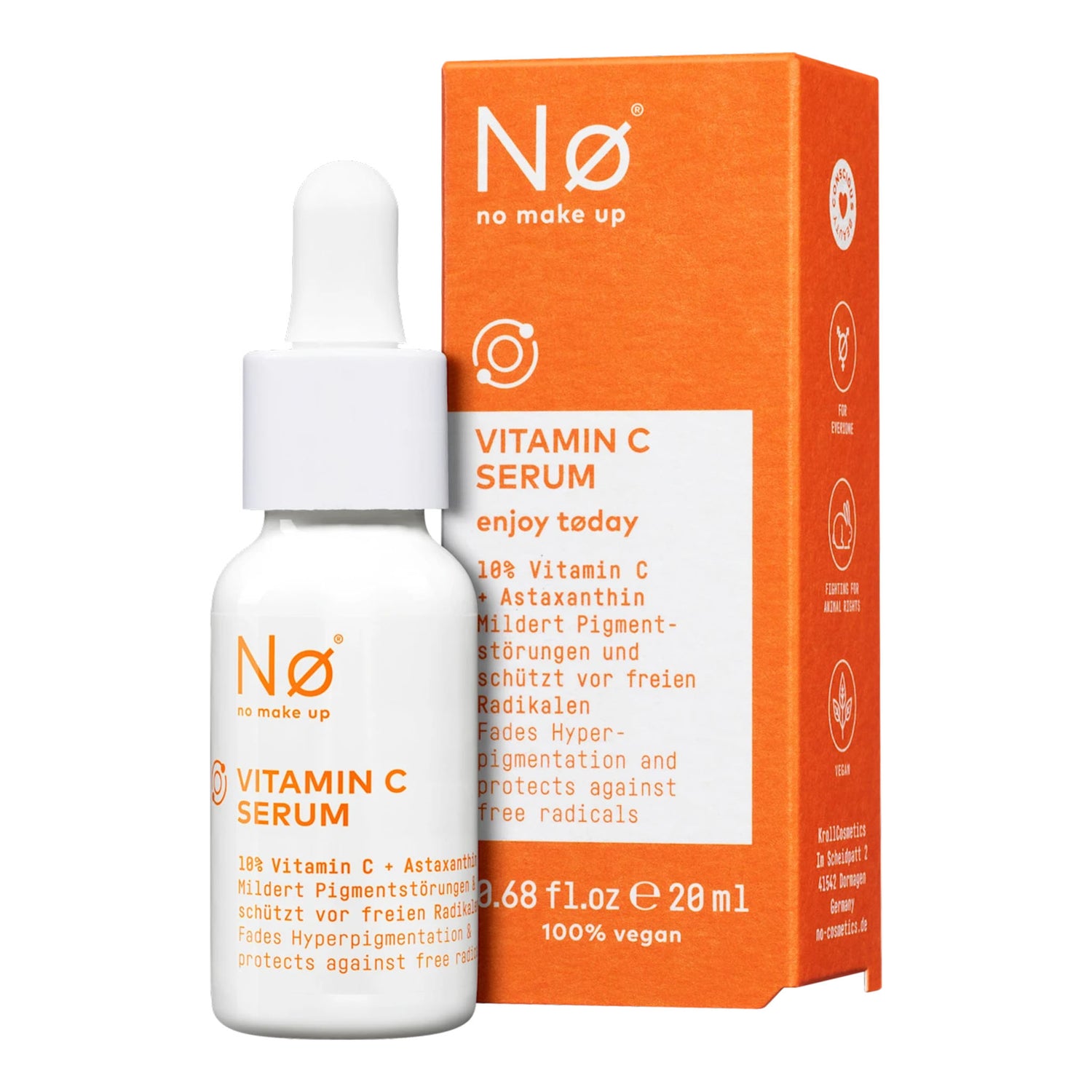 NØ Cosmetics Enjoy Today Vitamin C Serum – Radiance & Antioxidant Care – 20 ml