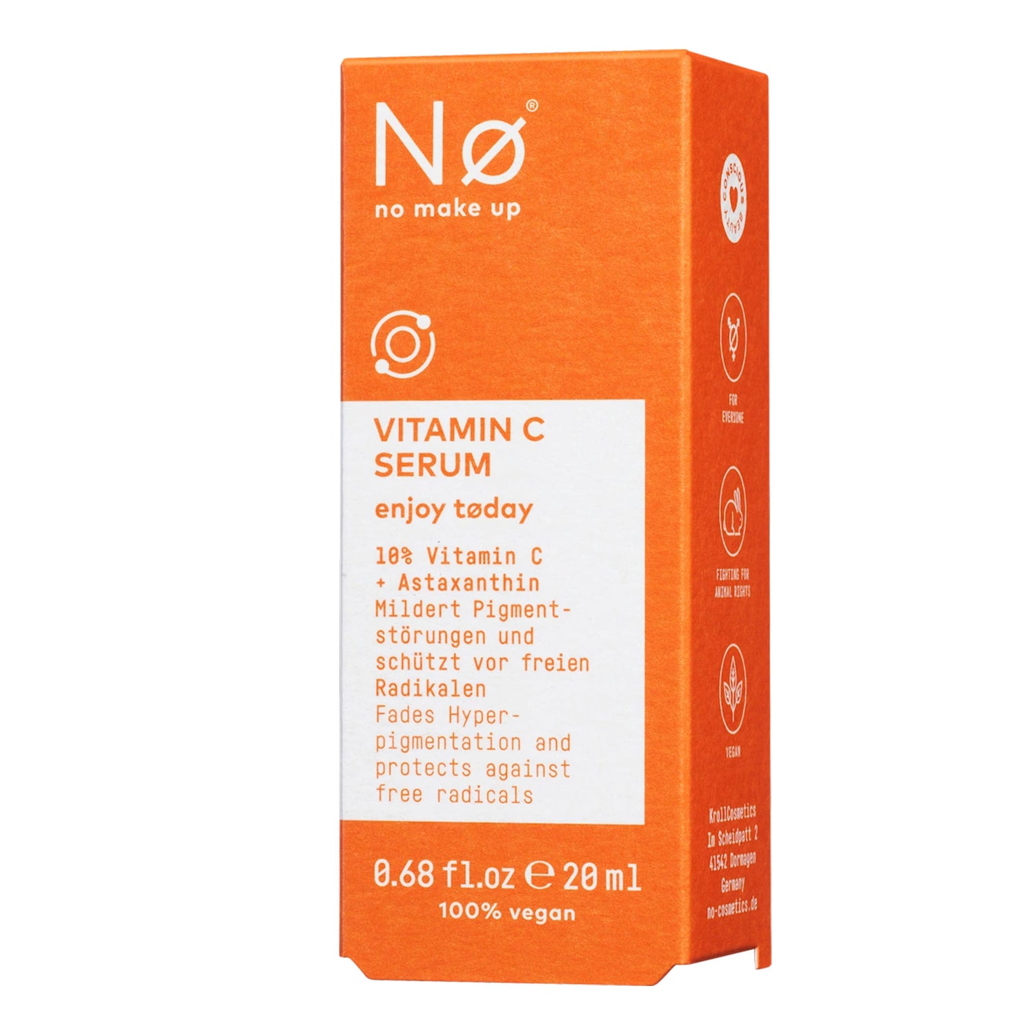 NØ Cosmetics Enjoy Today Vitamin C Serum – Radiance & Antioxidant Care – 20 ml