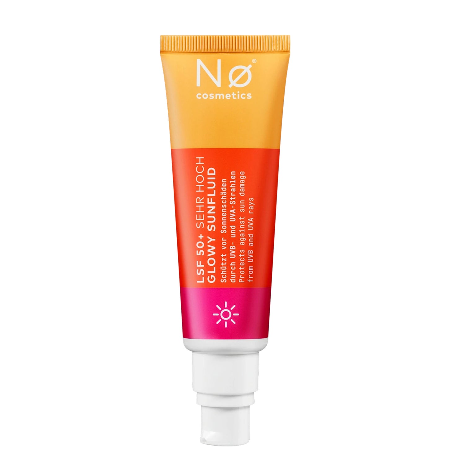 NØ Cosmetics Safe Today Glowy Sun Fluid SPF 50+ – Daily UV Protection & Glow – 50 ml
