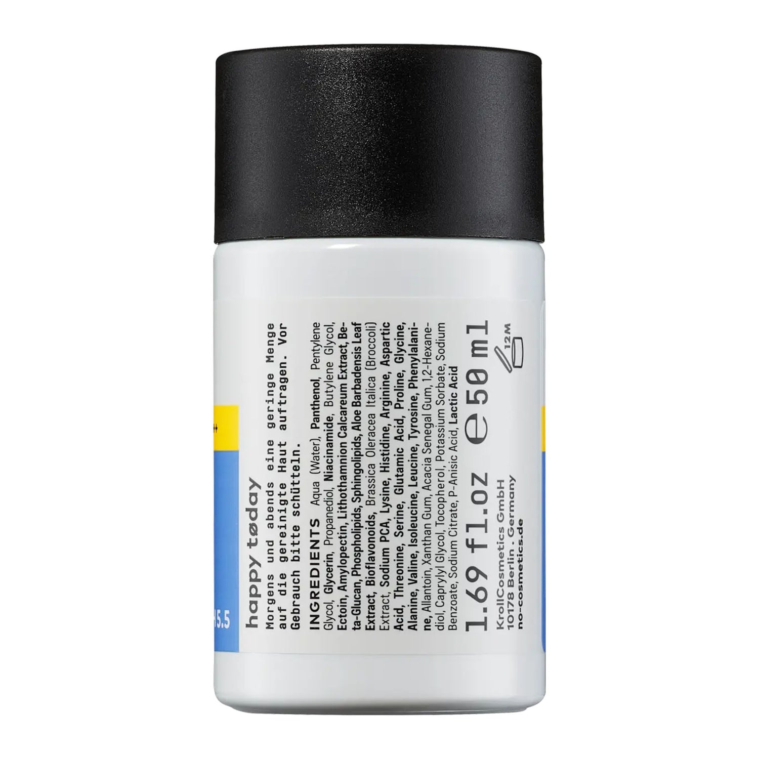 NØ Cosmetics Happy Today 120h Liquid Hydrator – Intensive Hydration Care Travel Size – 50 ml