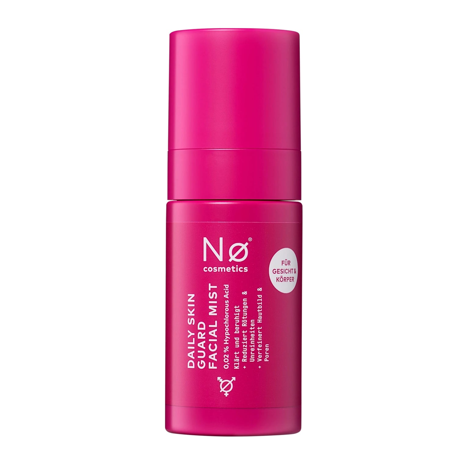 NØ Cosmetics Daily Skin Guard Facial Mist Travel Size – Clarifying Face & Body Spray – 50 ml