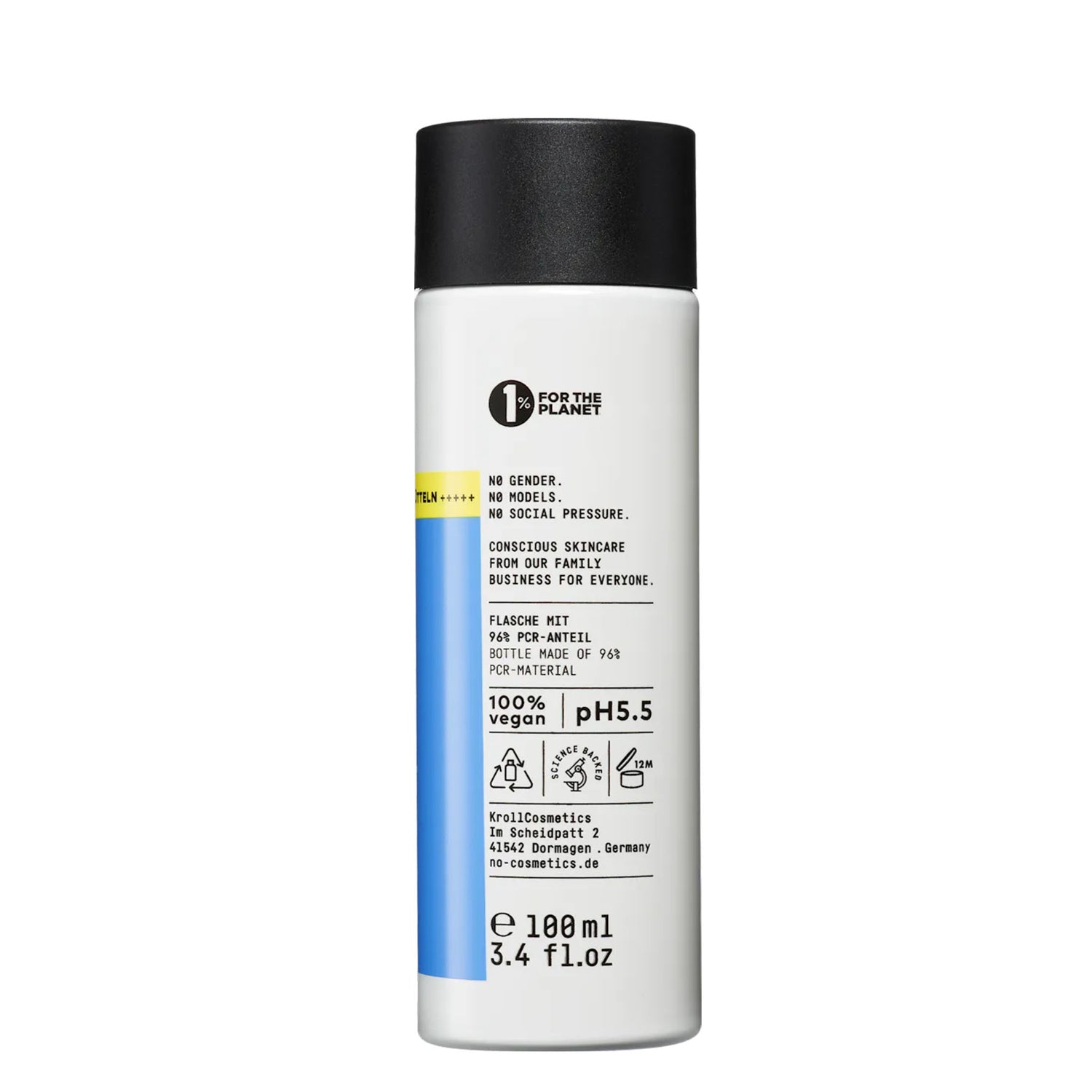 NØ Cosmetics 120h Liquid Hydrator – Intensive Hydration Face Fluid – 100 ml