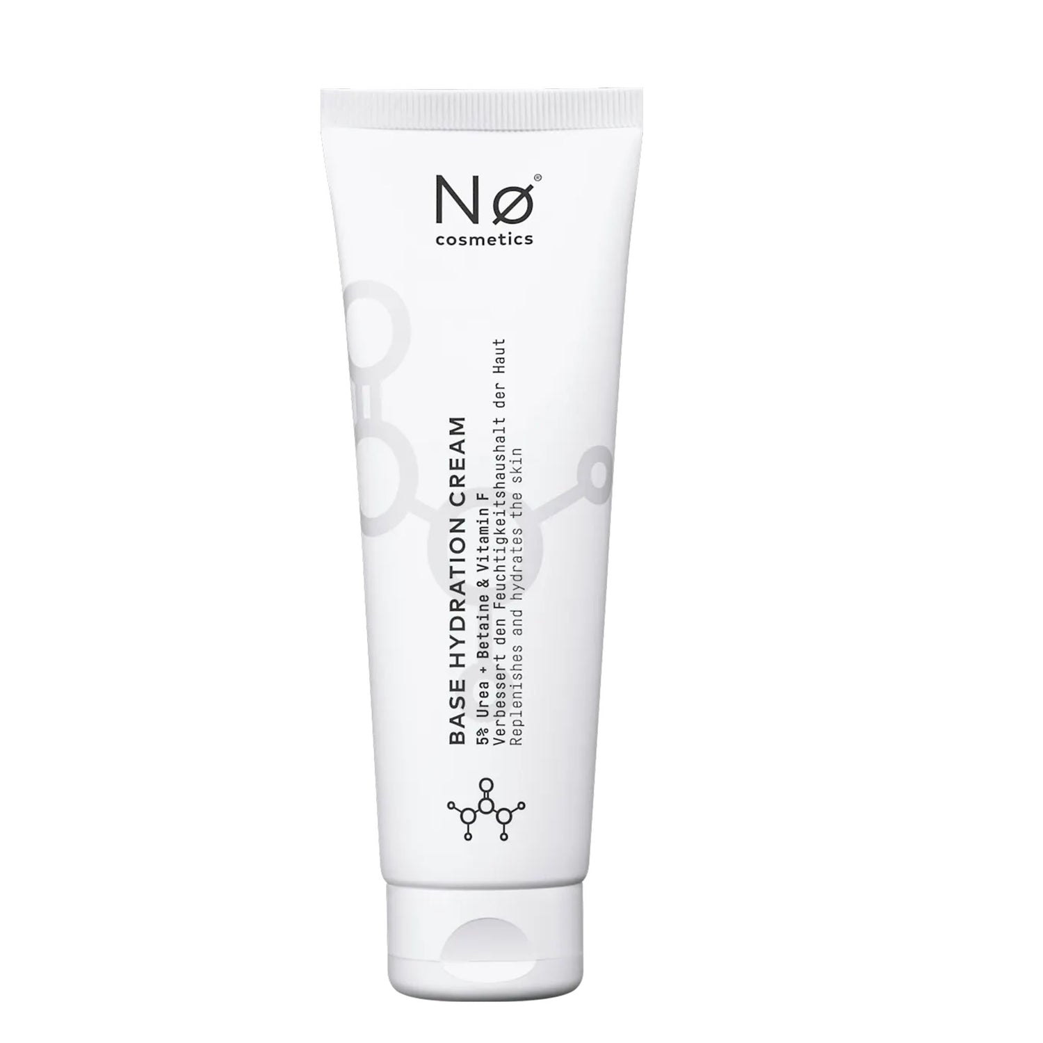 NØ Cosmetics Base Hydration Cream – Daily Moisture & Barrier Care – 125 ml
