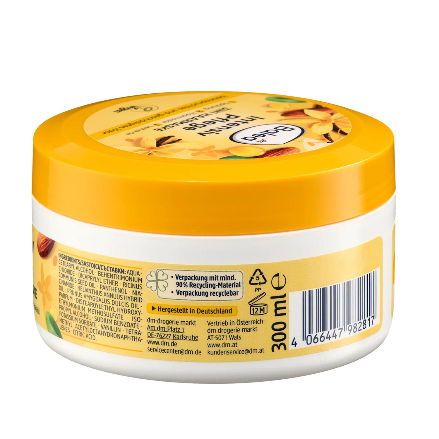 Balea Intensive Care 3-in-1 Hair Mask – Anti-Breakage Nourishing Treatment – 300 ml