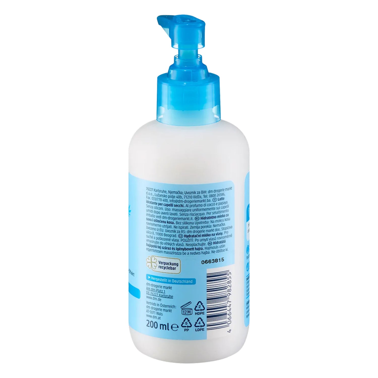 Balea Moisture Hair Milk – Anti-Dryness Leave-In Care – 200 ml