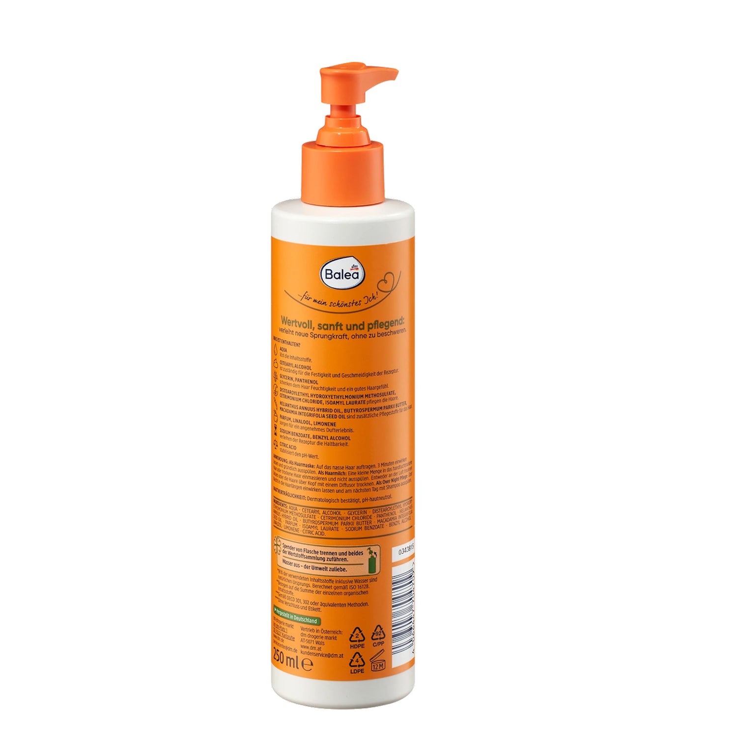 Balea Natural Beauty Curl Hair Mask – Curl Definition & Nourishment – 250 ml