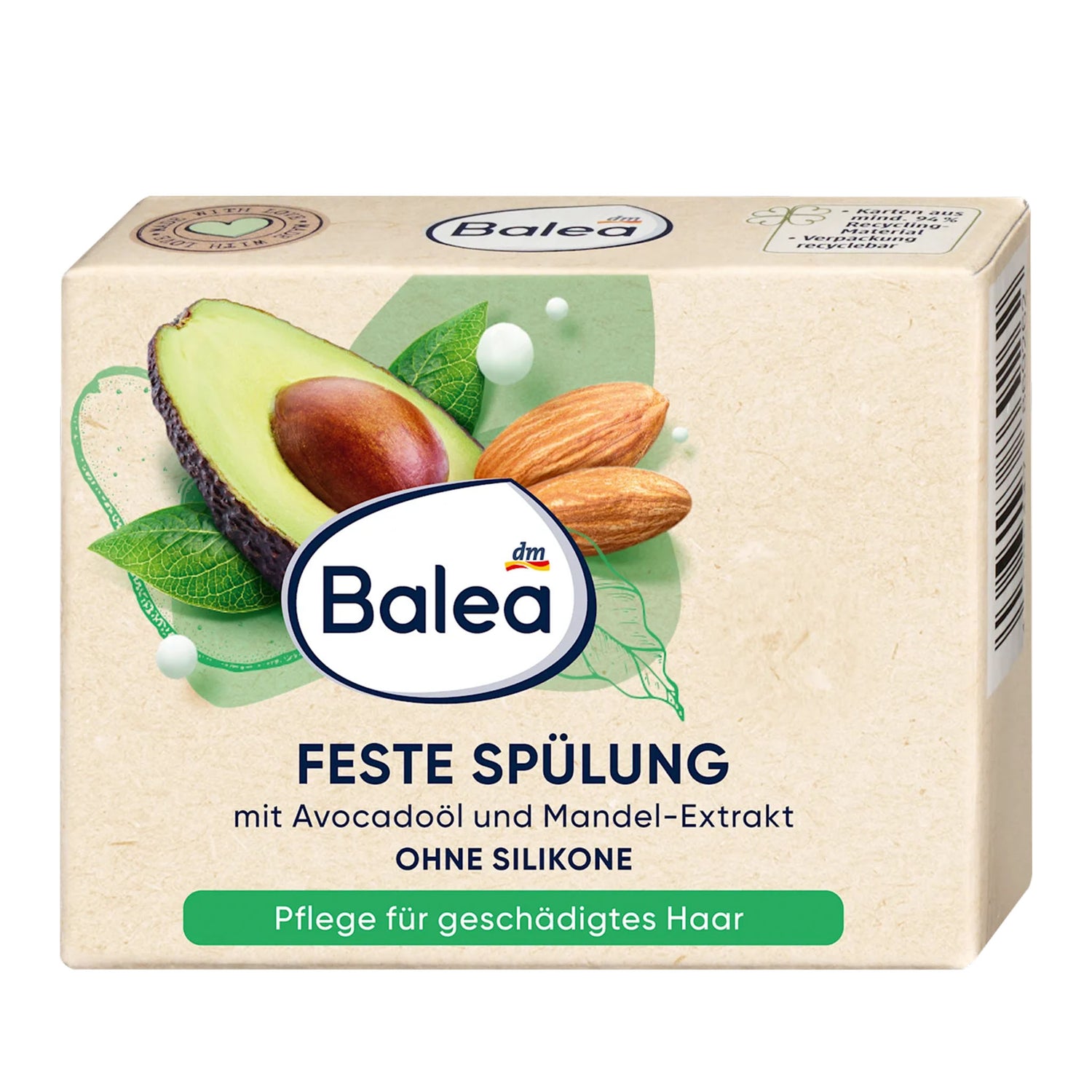 Balea Solid Conditioner – Avocado Oil & Almond Extract – 60 g