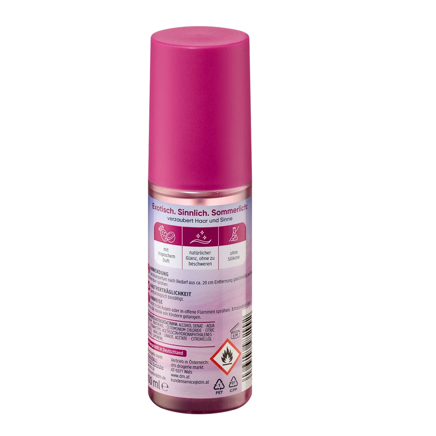 Balea Brazilian Nights Hair Perfume – Shine & Hair Fragrance – 100 ml