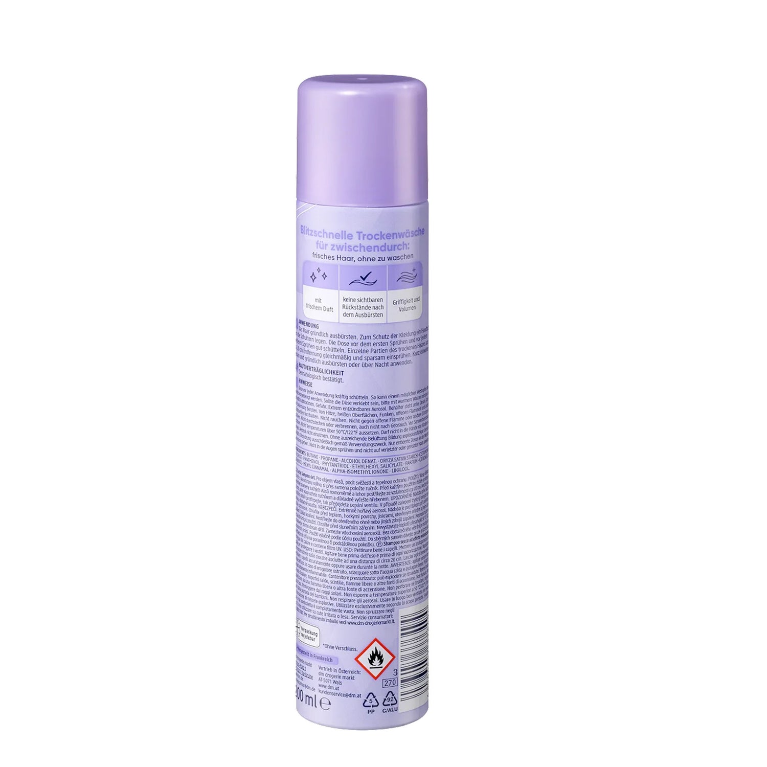 Balea 6in1 Dry Shampoo – Instant Refresh & Volume – 200 ml