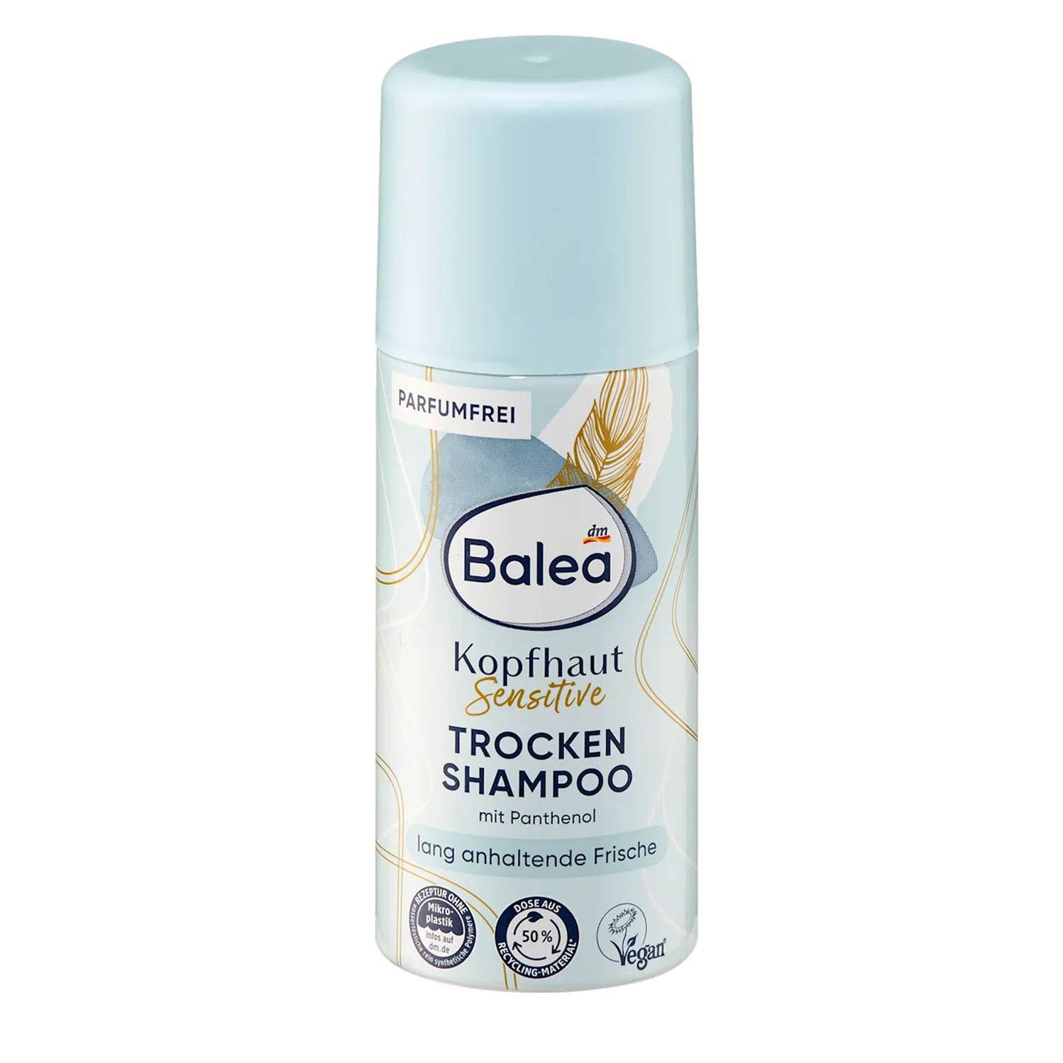 Balea Sensitive Dry Shampoo Travel Size – Fragrance-Free Refresh – 100 ml