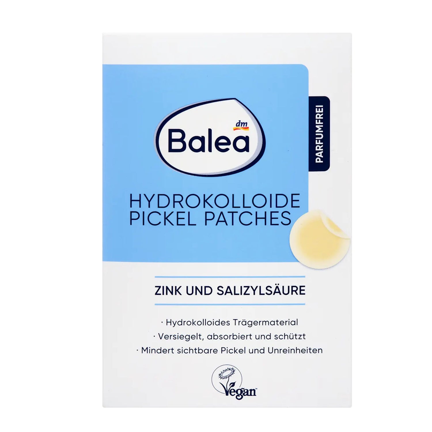 Balea Hydrocolloid Anti-Pimple Patches – Spot Care – 24 Patches