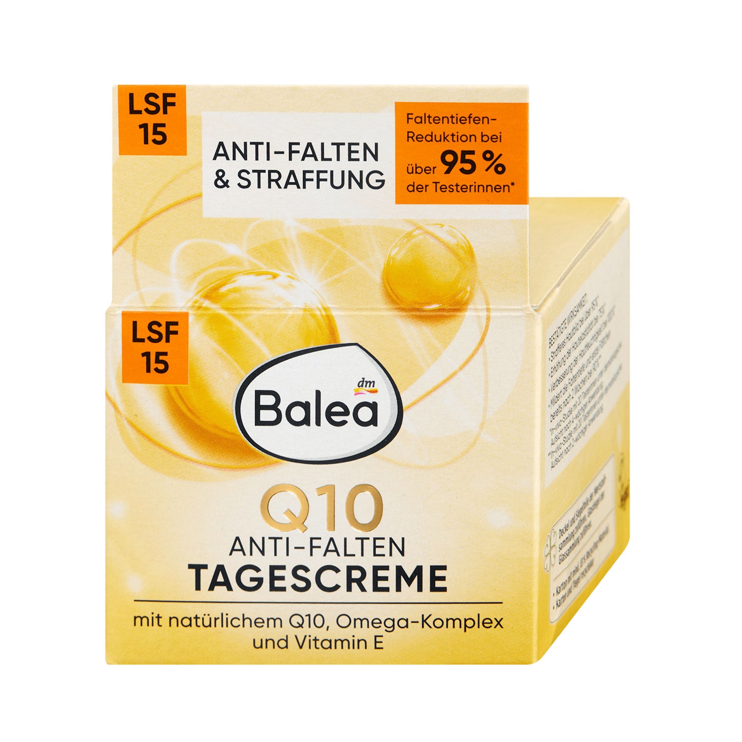 Balea Q10 Anti-Wrinkle Day Cream SPF 15 – Omega Complex – 50 ml