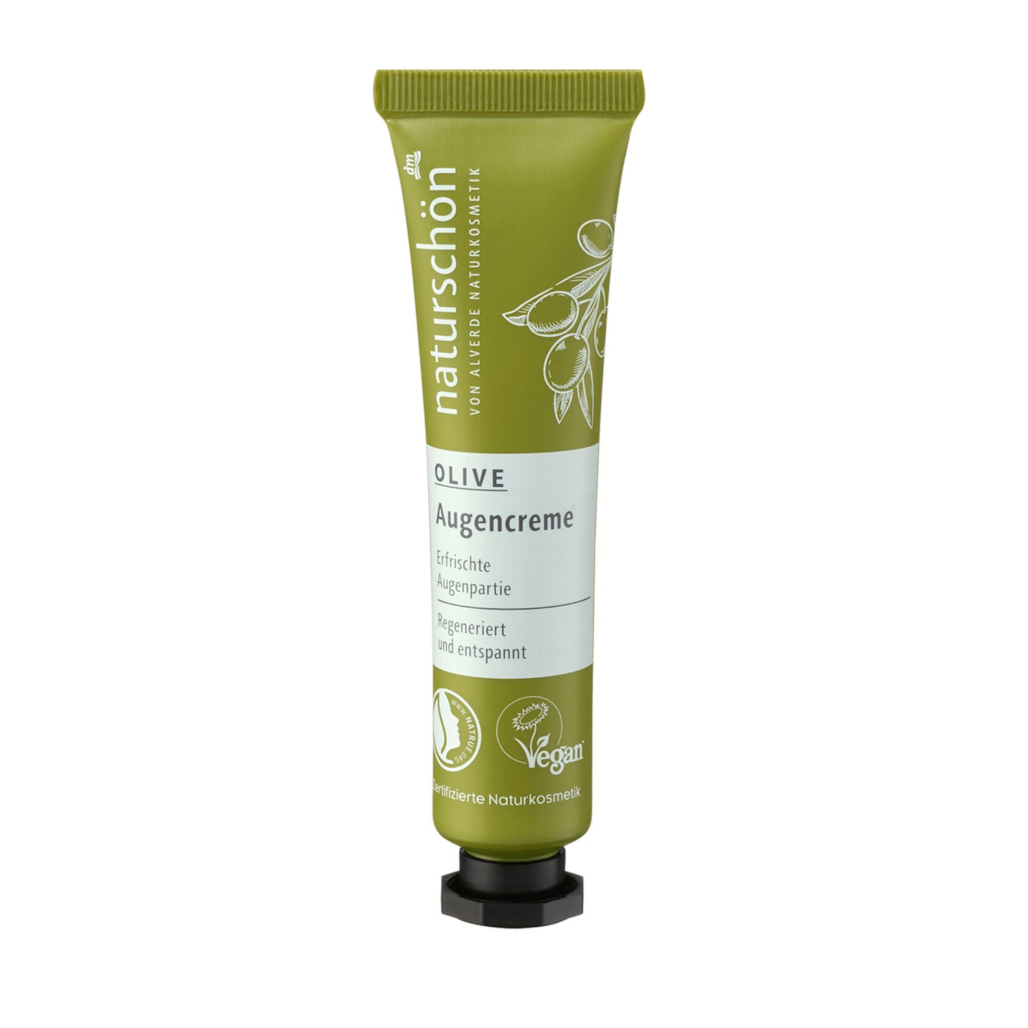 alverde Naturschön Moisturizing Eye Cream – Organic Olive Extract & Horse Chestnut – 15 ml