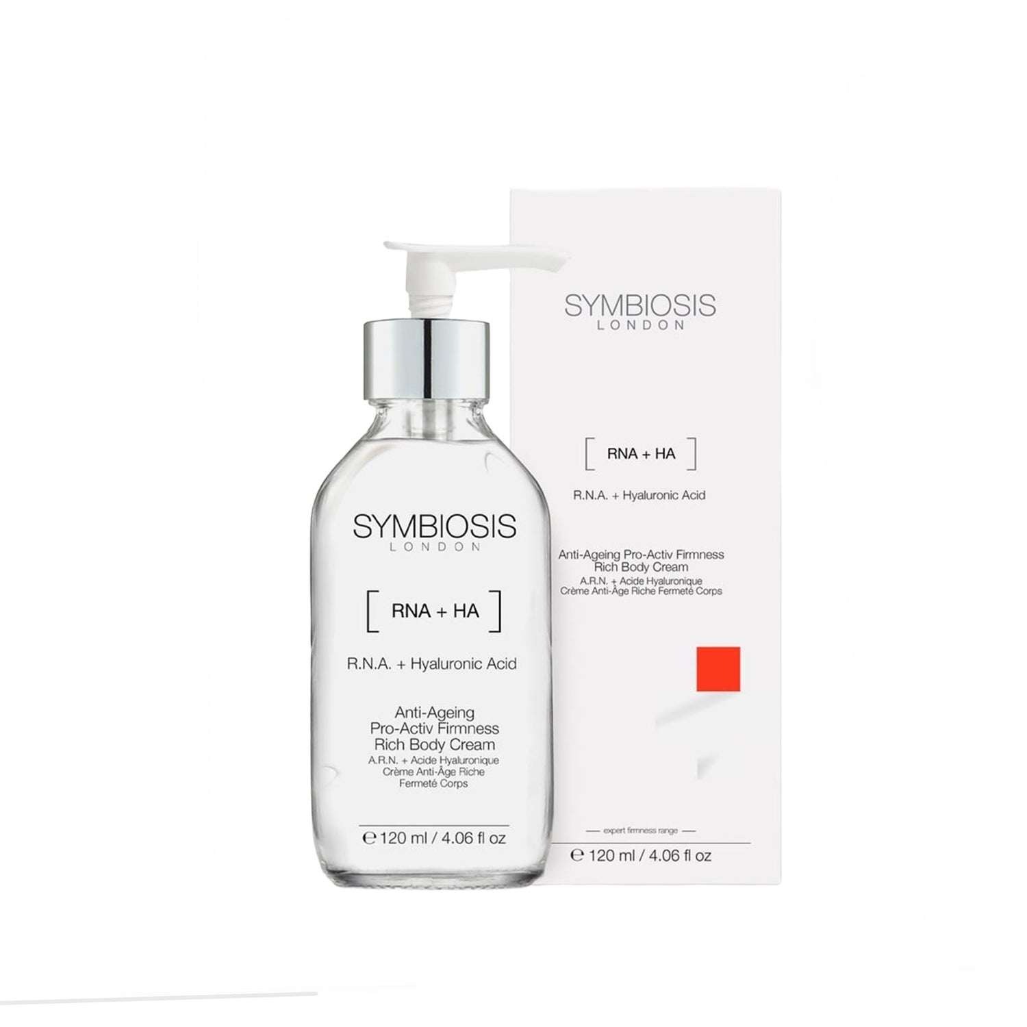 Symbiosis London Anti-Ageing Firming Rich Body Cream – Hyaluronic Acid & R.N.A. – 120 ml