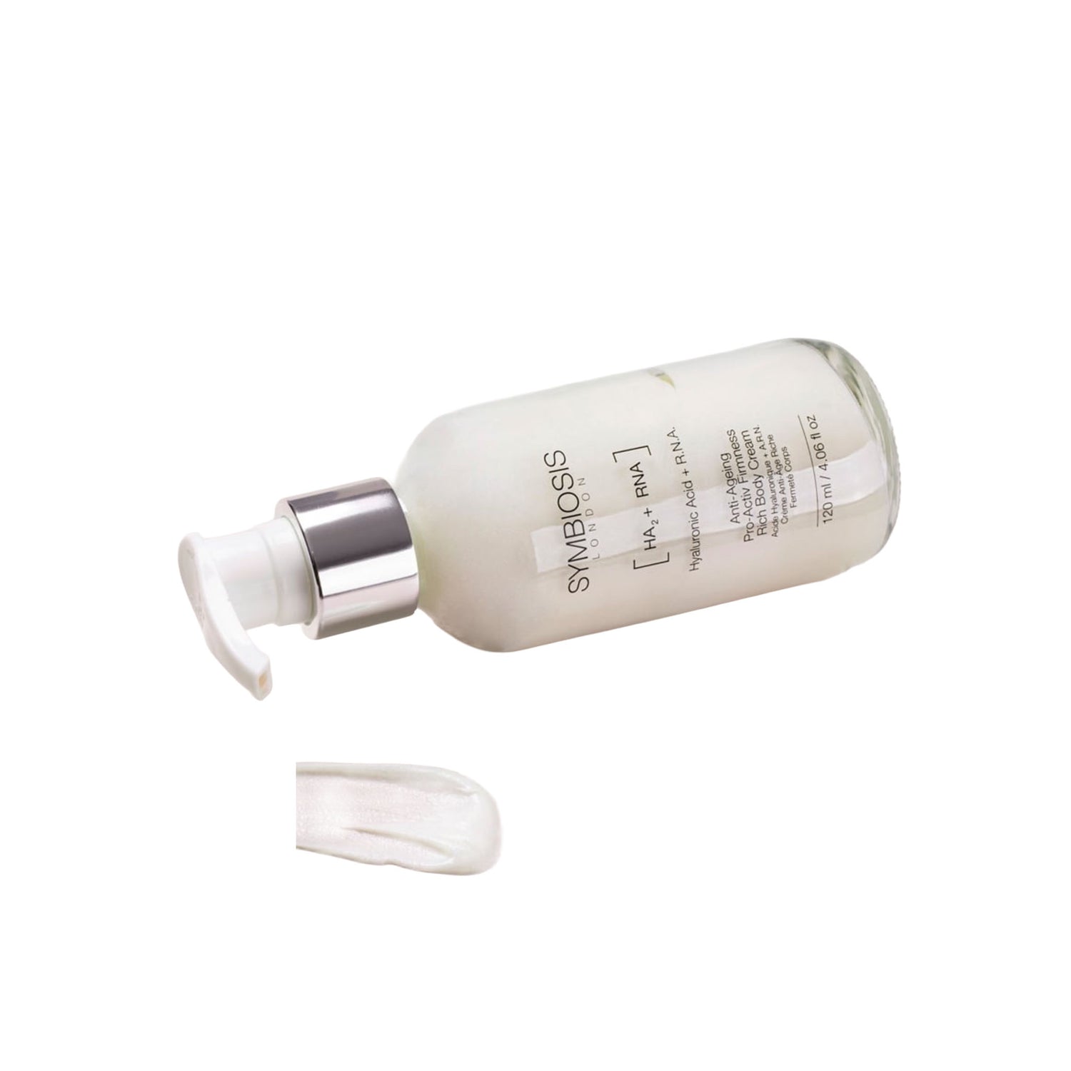 Symbiosis London Anti-Ageing Firming Rich Body Cream – Hyaluronic Acid & R.N.A. – 120 ml