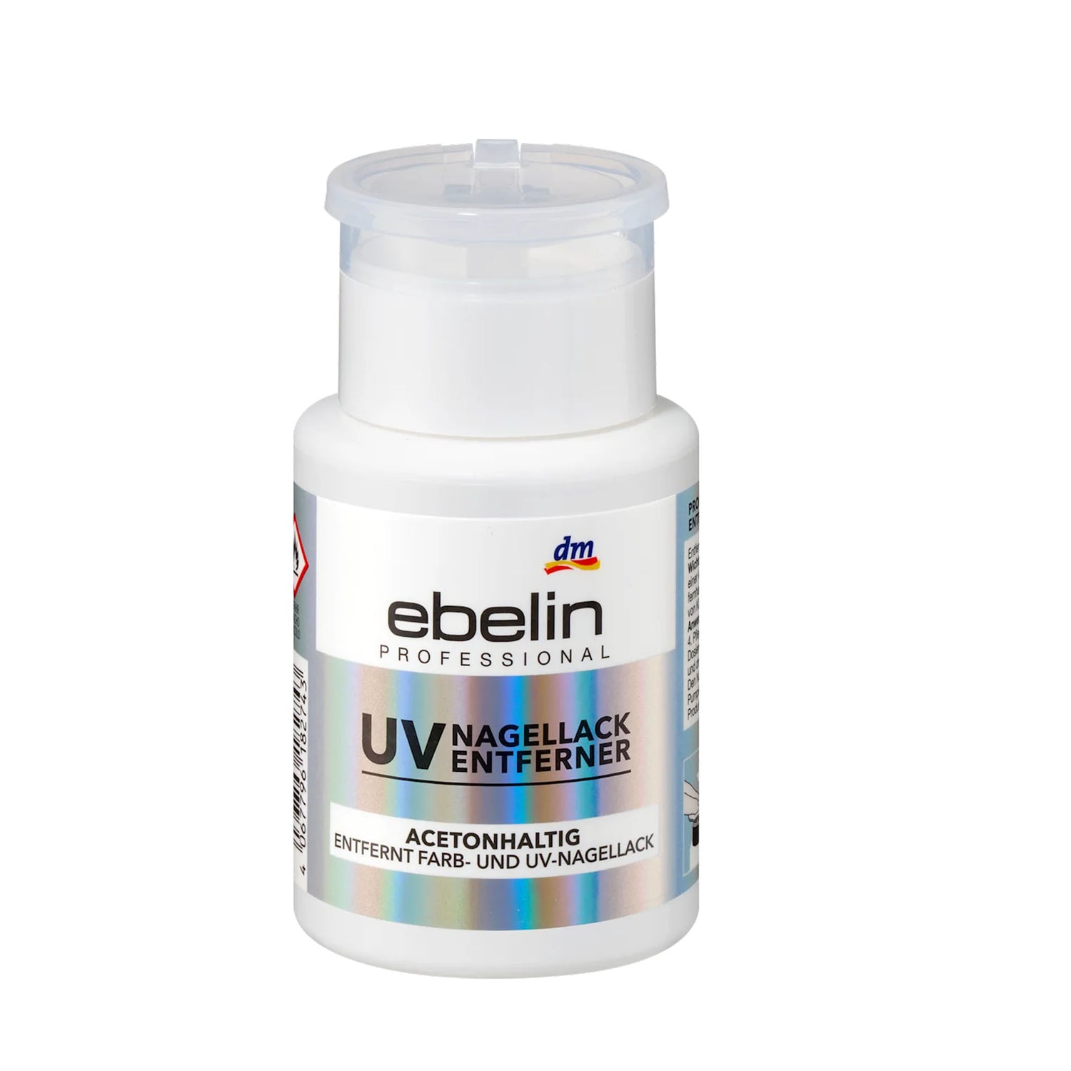 ebelin Professional UV Nail Polish Remover with Acetone – 125 ml