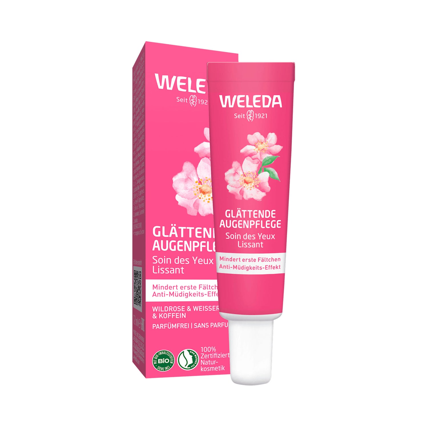 WELEDA Wild Rose & White Tea Smoothing Eye Cream – 12 ml