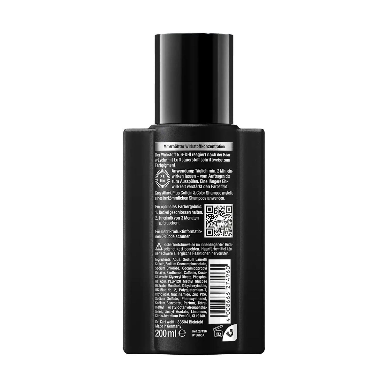 Alpecin Grey Attack MAX Caffeine & Colour Shampoo – 200 ml