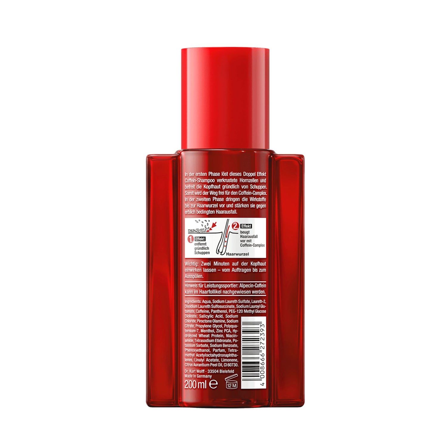 Alpecin Double Effect Caffeine Anti-Dandruff Shampoo for Thinning Hair – 200 ml