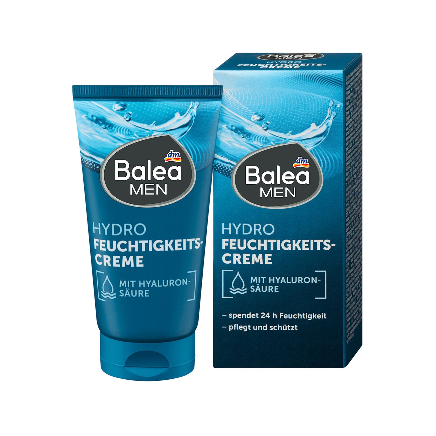 Balea MEN Hydro Moisturising Face Cream with Hyaluronic Acid – 75 ml