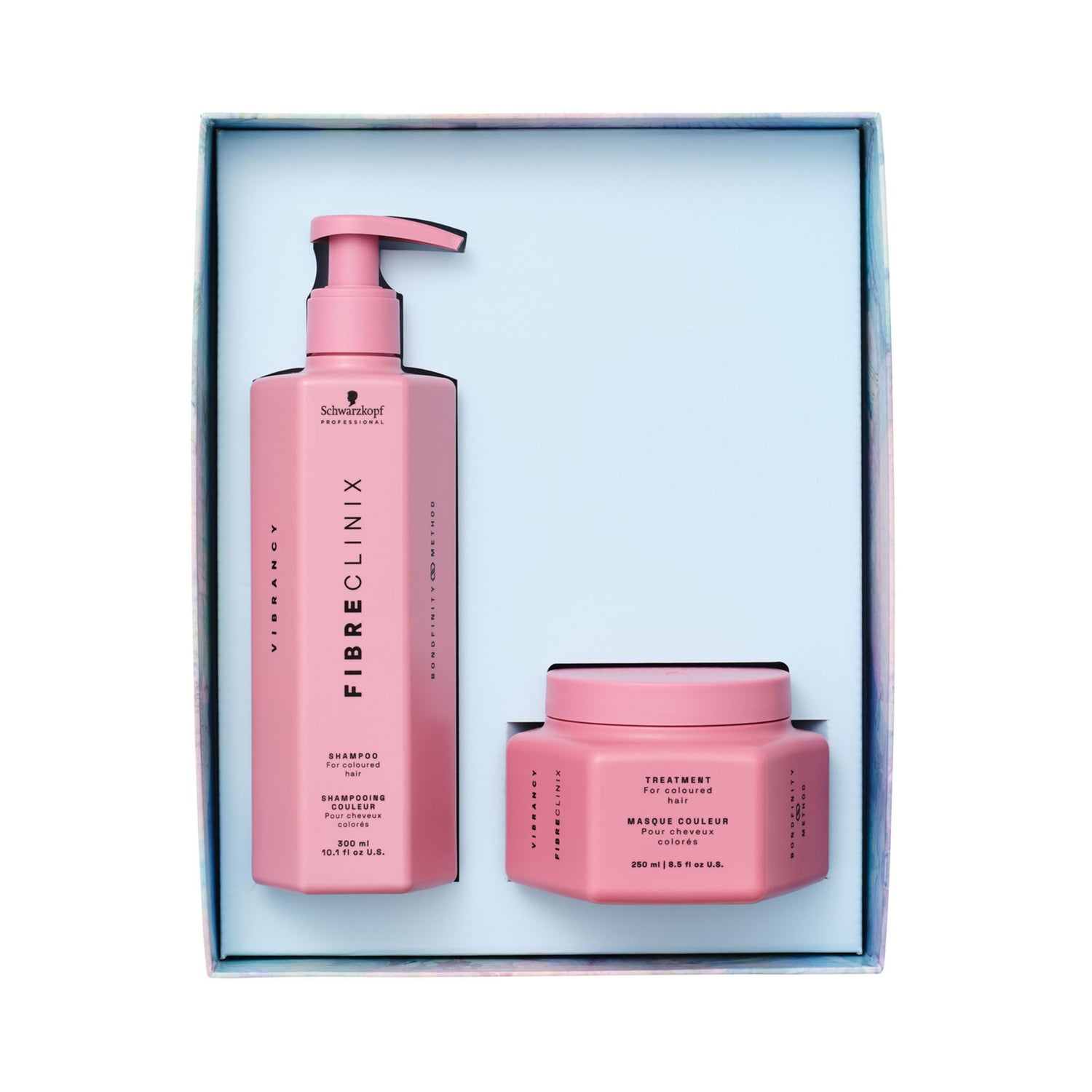 Schwarzkopf Professional Fibre Clinix Vibrancy Gift Set – 550 ml