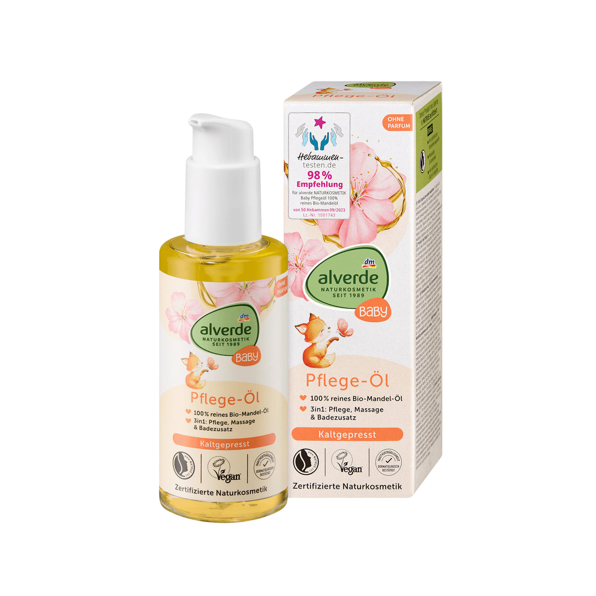 alverde BABY Organic Almond Baby Care Oil – 100 ml