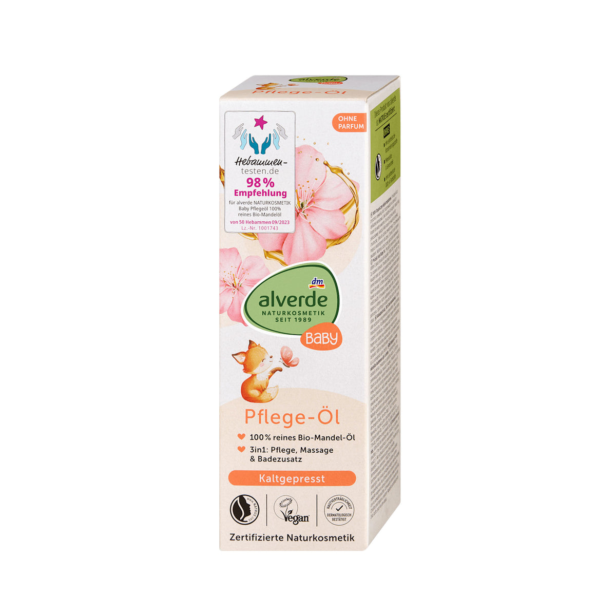 alverde BABY Organic Almond Baby Care Oil – 100 ml