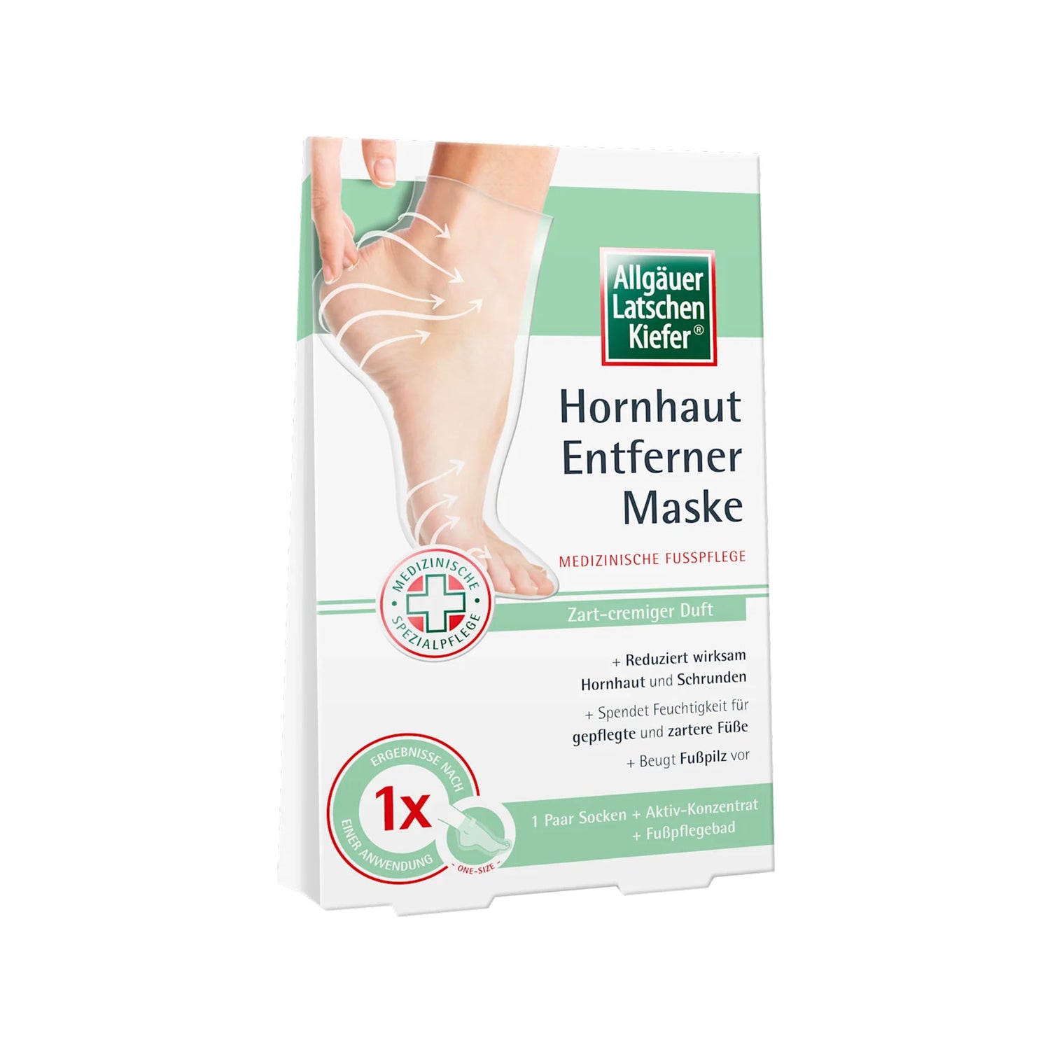 Allgäuer LatschenKiefer Creamy Callus Remover Foot Mask – 1 Pair