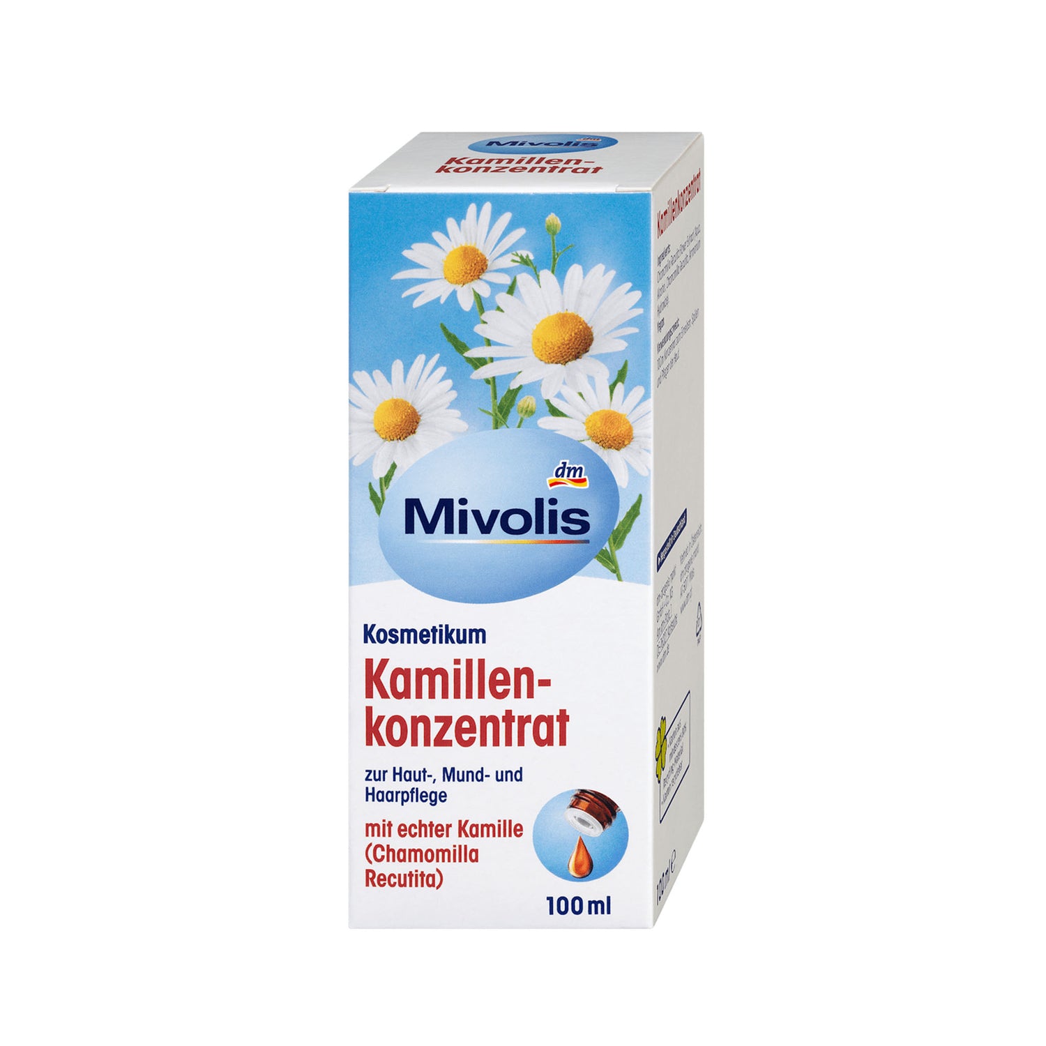Mivolis Chamomile Concentrate for Skin, Mouth, Hair & Bath Care – 100 ml