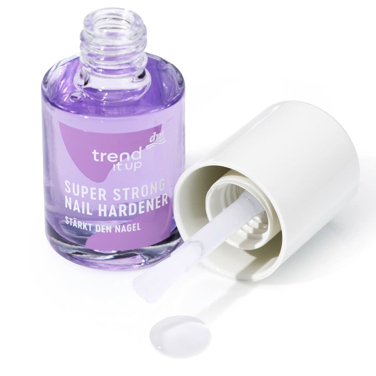 trend !t up Super Strong Nail Hardener, Vegan Nail Care, 10.5 ml