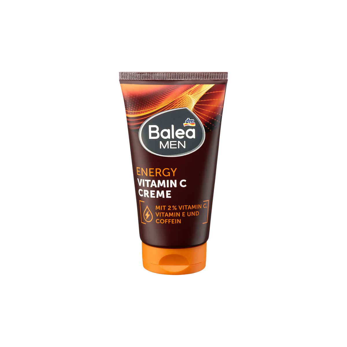 Balea MEN Energy Vitamin C Face Cream with Vitamin E & Caffeine, 75 ml