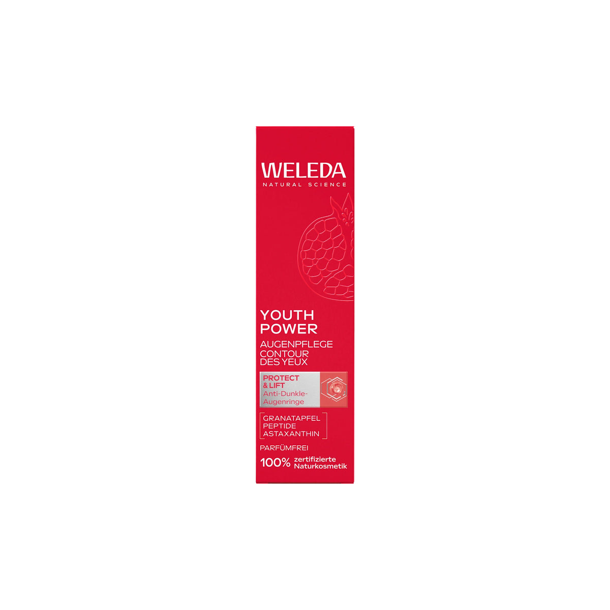 WELEDA Pomegranate Youth Firming Eye Cream with Peptides & Astaxanthin, 12 ml